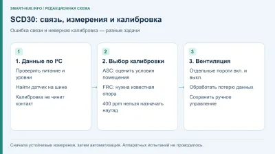 Датчик CO2 на ESP32 и SCD30: подключение, калибровка, Алиса