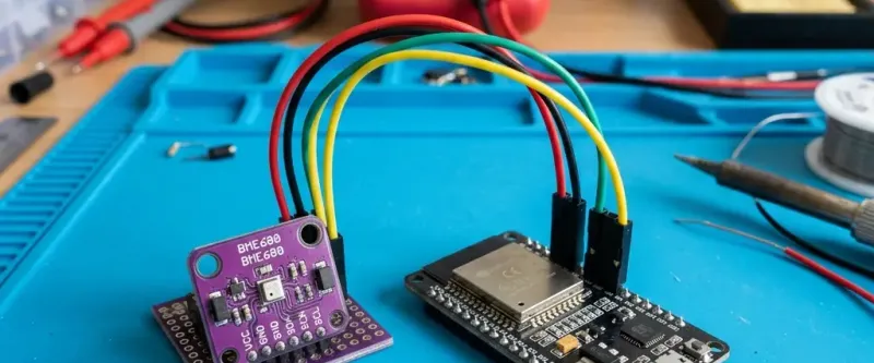 Метеостанция и датчик VOC на ESP32 с BME680 и Алисой