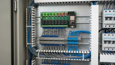 Реле на DIN-рейку на ESP32 с Алисой: умный электрощит