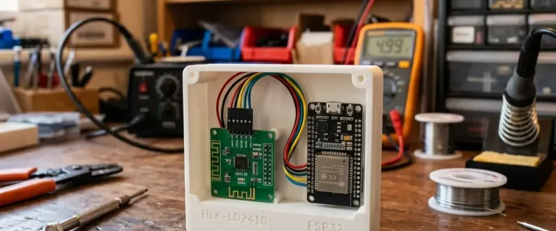 Сборка радара присутствия HLK-LD2410B на ESP32 для Алисы
