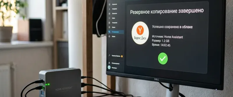 Автоматическое резервное копирование Home Assistant на Яндекс Диск