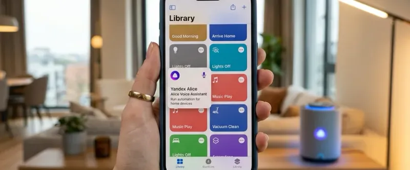Запуск сценариев Умного Дома Яндекса через Siri на iPhone