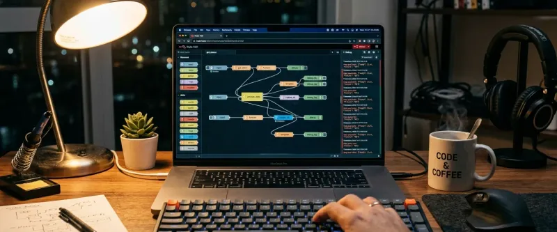Отладка сценариев Node-RED