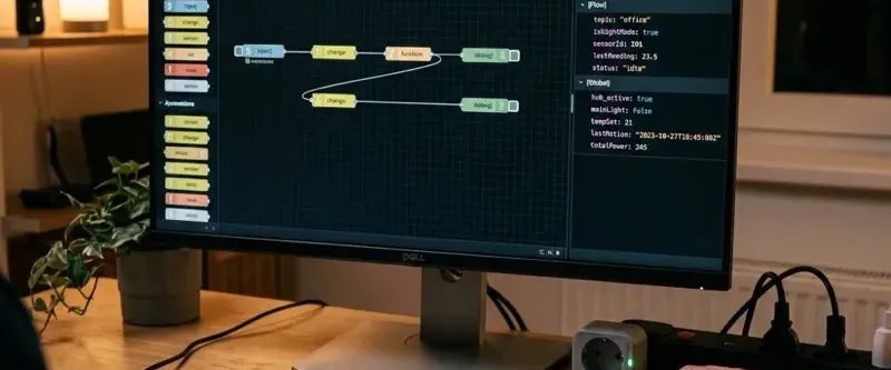 Глобальные переменные в Node-RED для сценариев Алисы