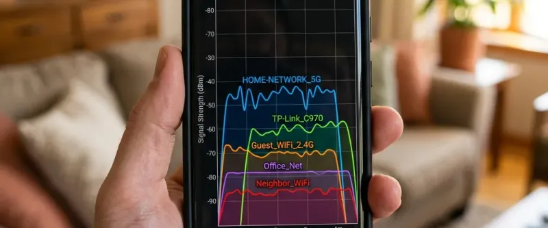 Анализ эфира Wi-Fi 2.4 ГГц для умного дома с Алисой