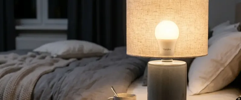 Обзор умной лампочки Яндекс с Zigbee: яркость и сценарии
