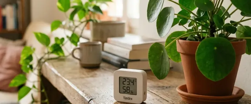 Обзор датчика температуры и влажности Яндекс с Zigbee